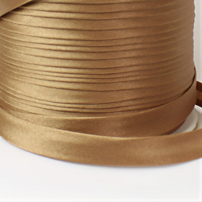 Satin Schrägband | Breite 15 mm - gefalzt