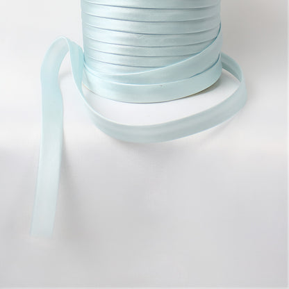 Satin Schrägband | Breite 15 mm - gefalzt