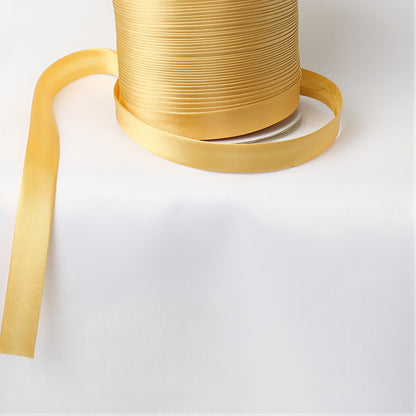 Satin Schrägband | Breite 15 mm - gefalzt