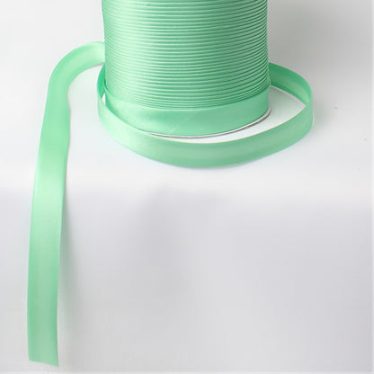 Satin Schrägband | Breite 15 mm - gefalzt