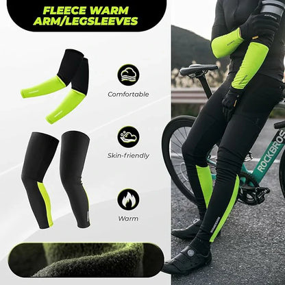 Sport Armlinge Beinlinge Winter Arm Sleeves Armwärmer Beinwärmer 1 set