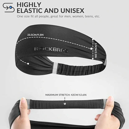 Sport Stirnbänder Wicking Schweißband Stirn Elastisch rutschfest Haarband
