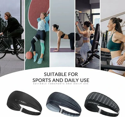 Sport Stirnbänder Wicking Schweißband Stirn Elastisch rutschfest Haarband