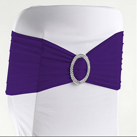 Stuhlschleifen | Stretch mit Ring – Lila