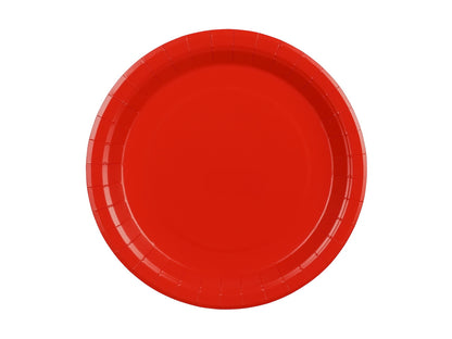Pappteller, rot, 23 cm (1 VPE / 6 Stk.)