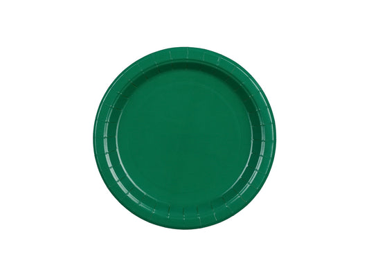 Pappteller, dunkelgrün, 18 cm (1 VPE / 6 Stk.)