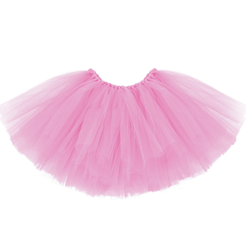 Kinder Tutu Rosa - Hüftumfang bis ca. 50 cm - Tütü Balettrock Fasching Baby Rock