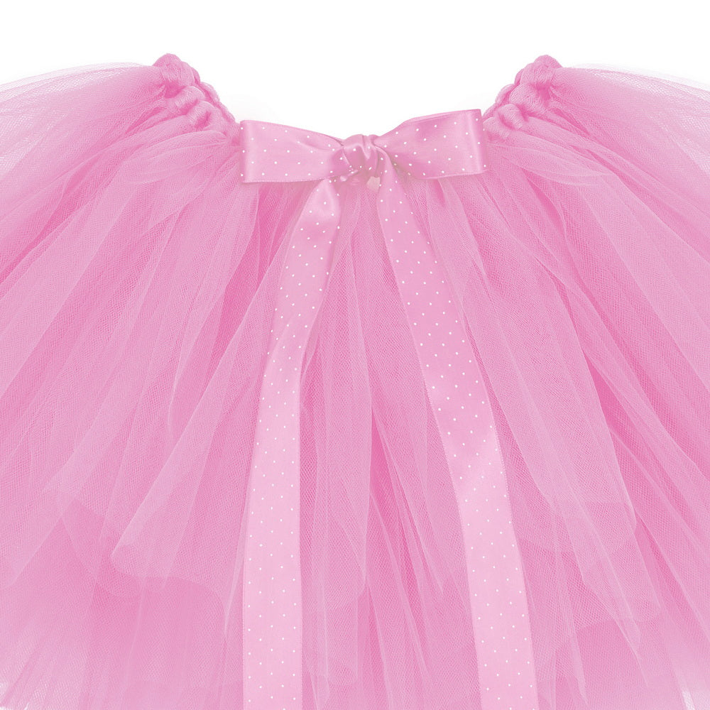Kinder Tutu Rosa - Hüftumfang bis ca. 50 cm - Tütü Balettrock Fasching Baby Rock