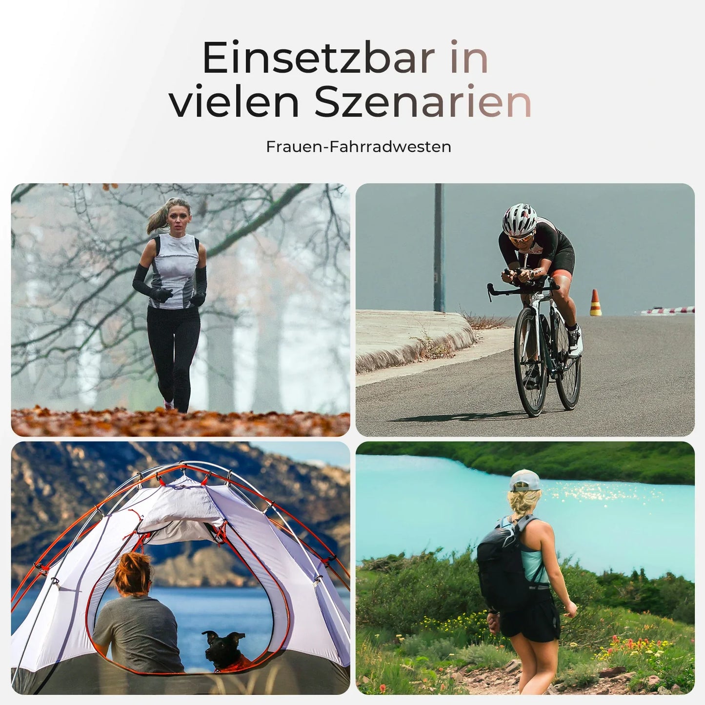 TVI Damen Winddichte Weste Fahrradweste Leichtweight Atmungsaktiv