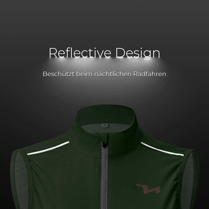 TVI Damen Winddichte Weste Fahrradweste Leichtweight Atmungsaktiv