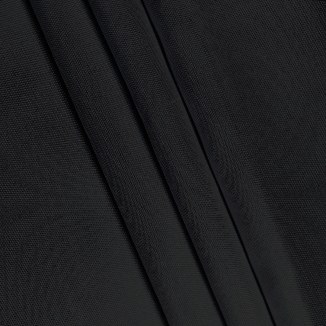 Tischdeckenstoff Gastronomie, Meterware 320 cm breit in Schwarz, pflegeleichtes Polyestermaterial ideal für Hotel und Catering.