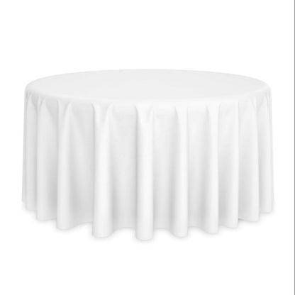 Tischdecke Rund Weiss