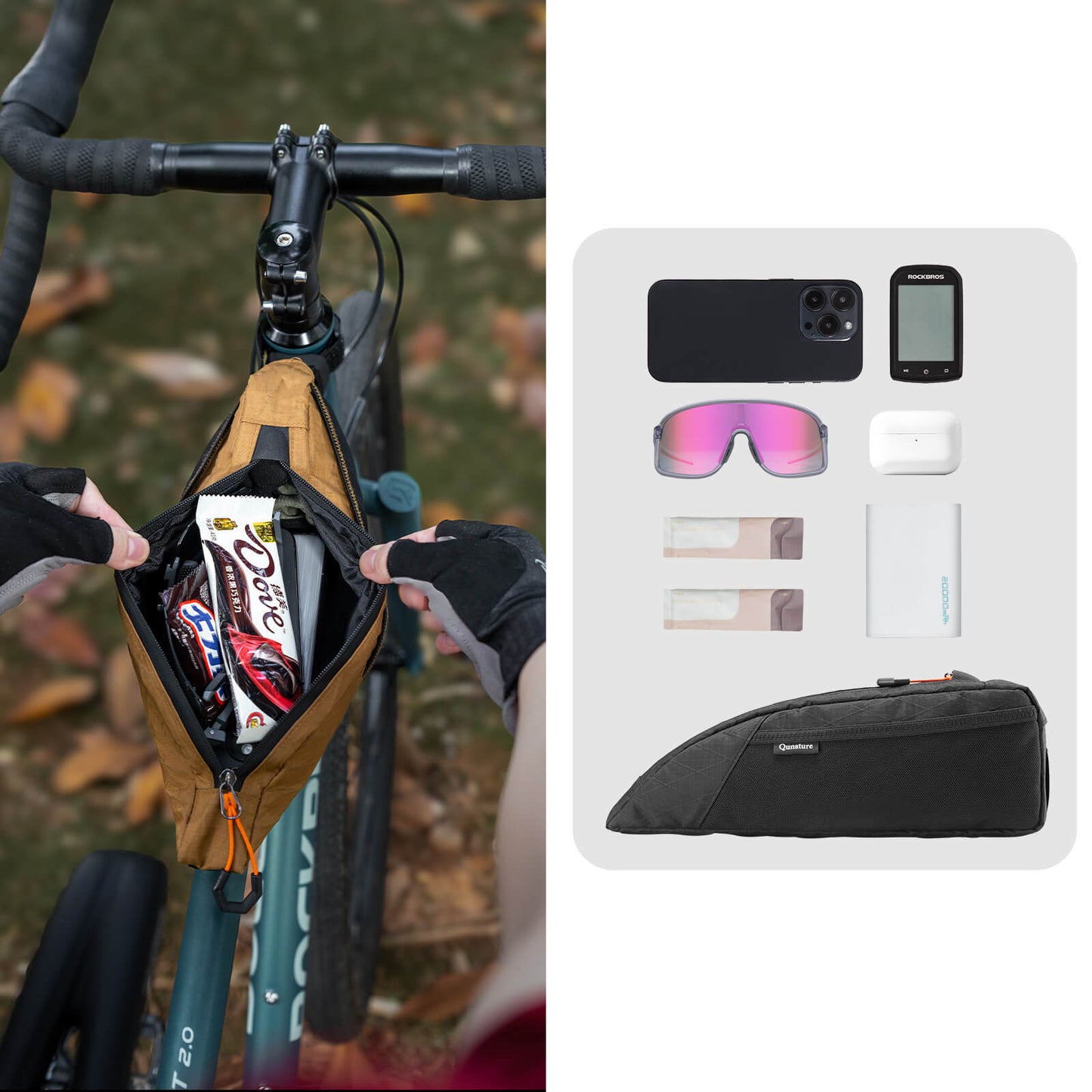 Qunature Top Tube Bag