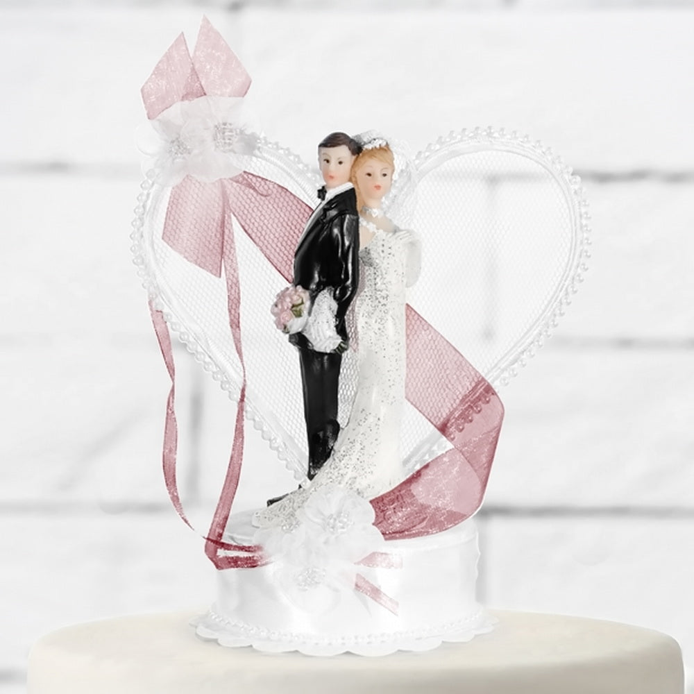 Tortenaufsatz Brautpaar Tortendeko Tortenfigur  Hochzeit