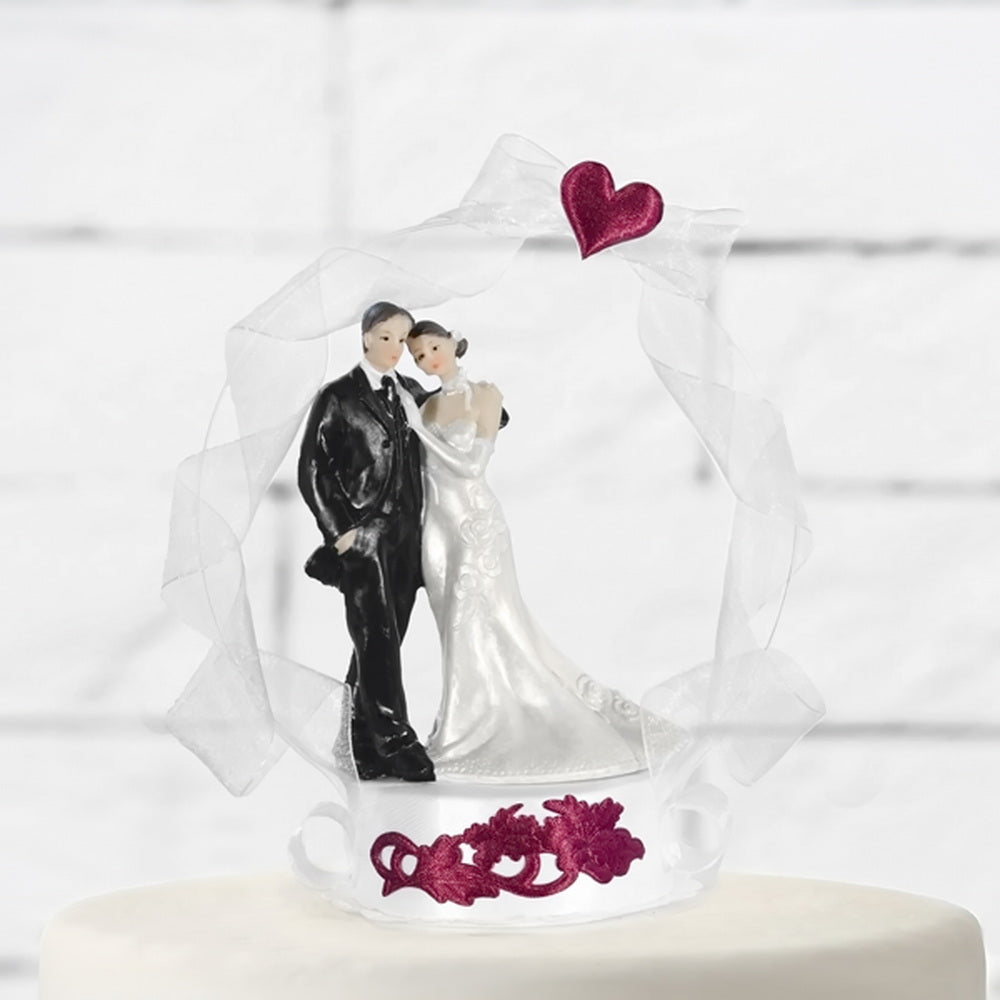 Tortenaufsatz Brautpaar Tortendeko Tortenfigur  Hochzeit
