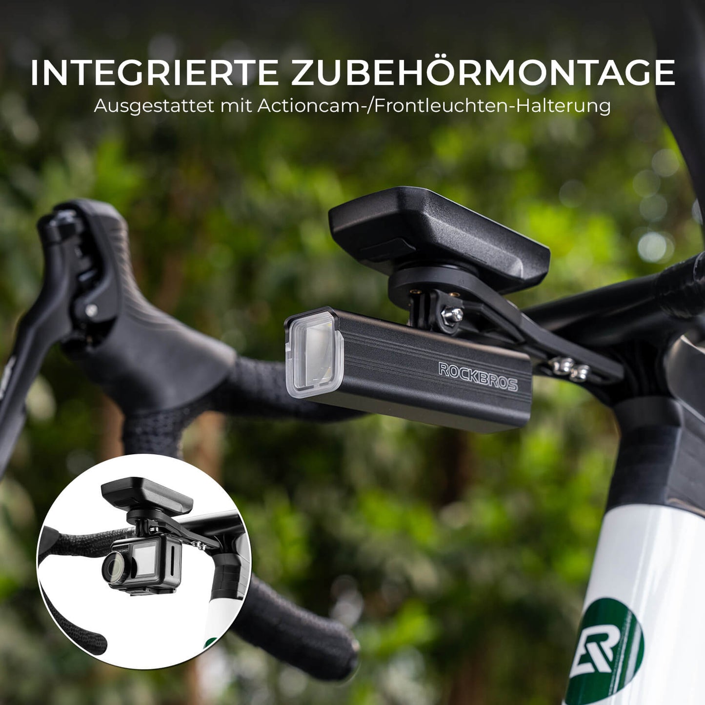 Universal Fahrrad Computer Halterung Leicht & Werkzeugfrei