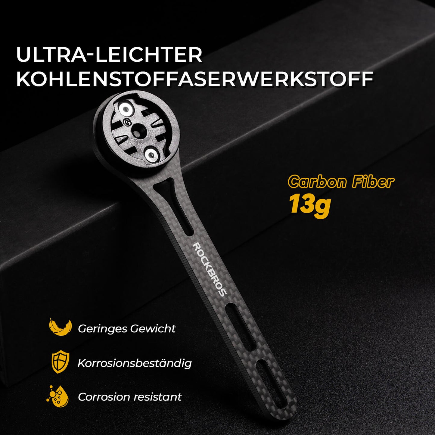 Universal Fahrrad Computer Halterung Leicht & Werkzeugfrei