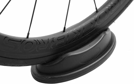 Vorderradstütze Vorderrad Riser Block Rollentrainer Zubehör Vorderrad Unterstützung für Radfahren Schwarz 23 * 12 * 6cm