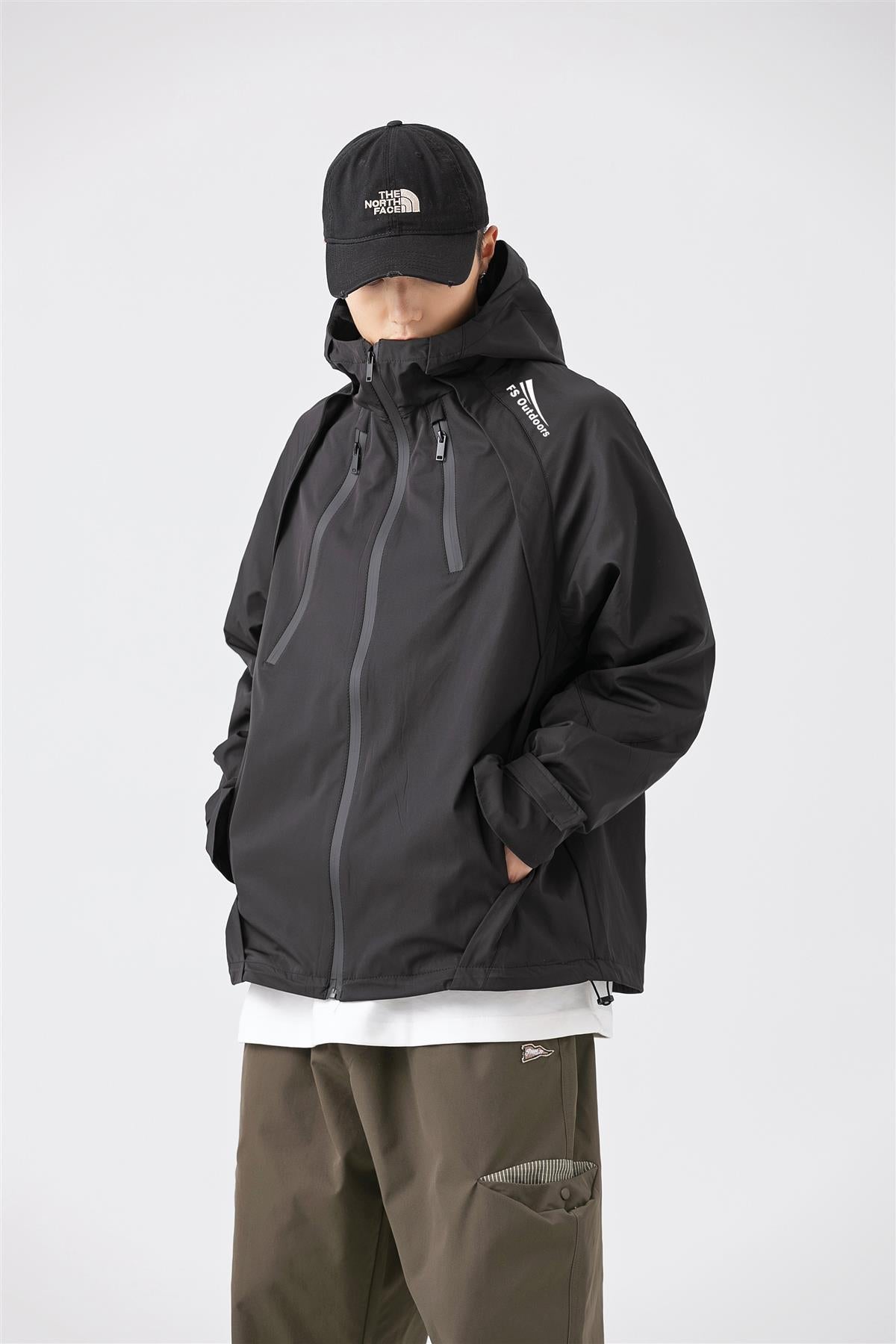 Waterproof Jacket In Black