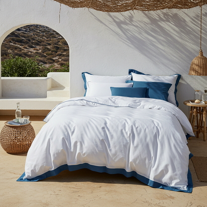 Aura Baumwolle Perkal Kissenbezug