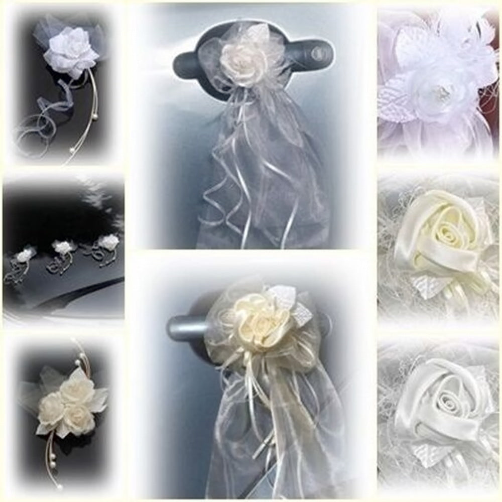 Autoschmuck, Autogirlande , Rosen, Hochzeit,