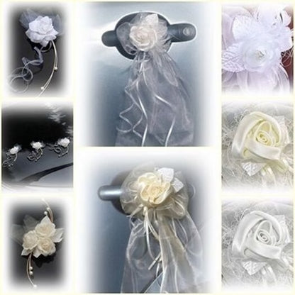 Autoschmuck, Autogirlande , Rosen, Hochzeit,