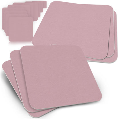 50 Bierdeckel Rosa, eckig blanko DIY, Hochzeit Party Tischdeko