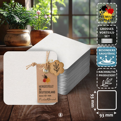 50 Bierdeckel Kniffel Würfelspiel, Der Knaller! Party Trinkspiel Runde Zahlt