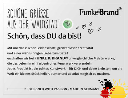 50 Bierdeckel Schön, dass du da bist Herzmotiv, Herzfunke True Heart