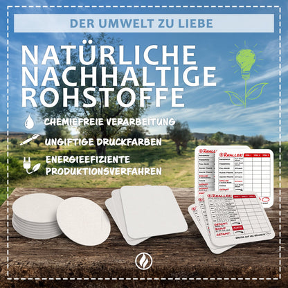 Bierdeckel "Happy Birthday" 50er Set - Tischdeko Geburtstag