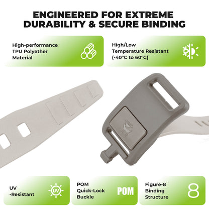 Qunature Bikepacking Mehrzweck-TPU-Gurte