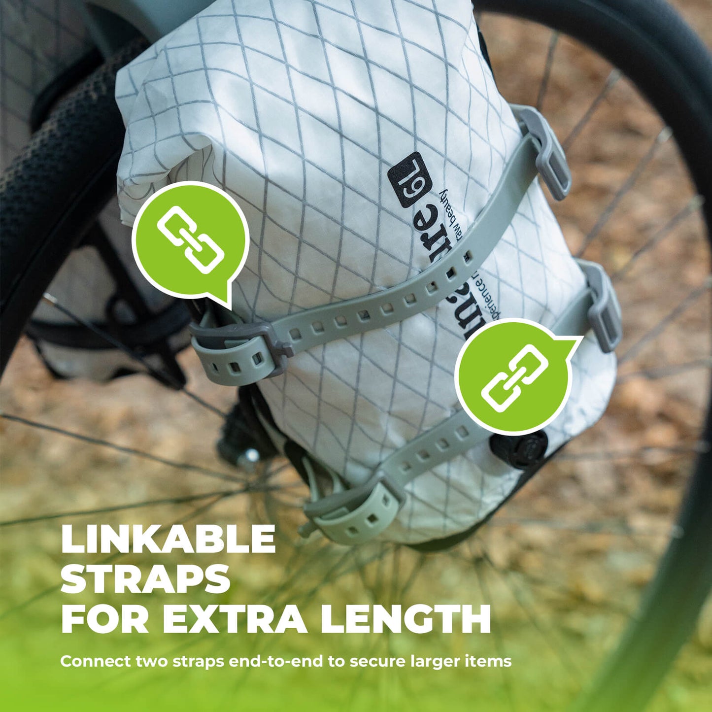 Qunature Bikepacking Mehrzweck-TPU-Gurte