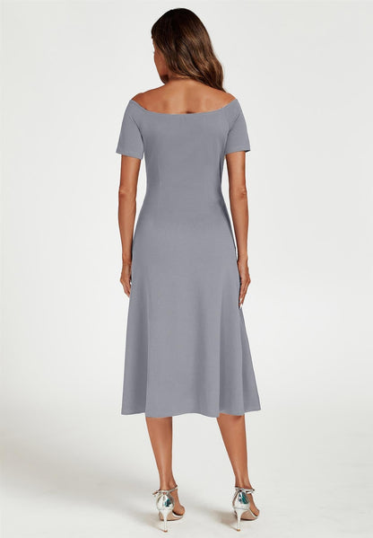 Bardot Midi Dress In Grey