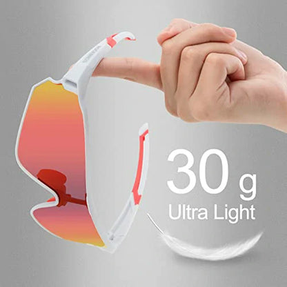 ROCKBROS Fahrradbrille Polarisierte Sportsbrille mit UV-Schutz