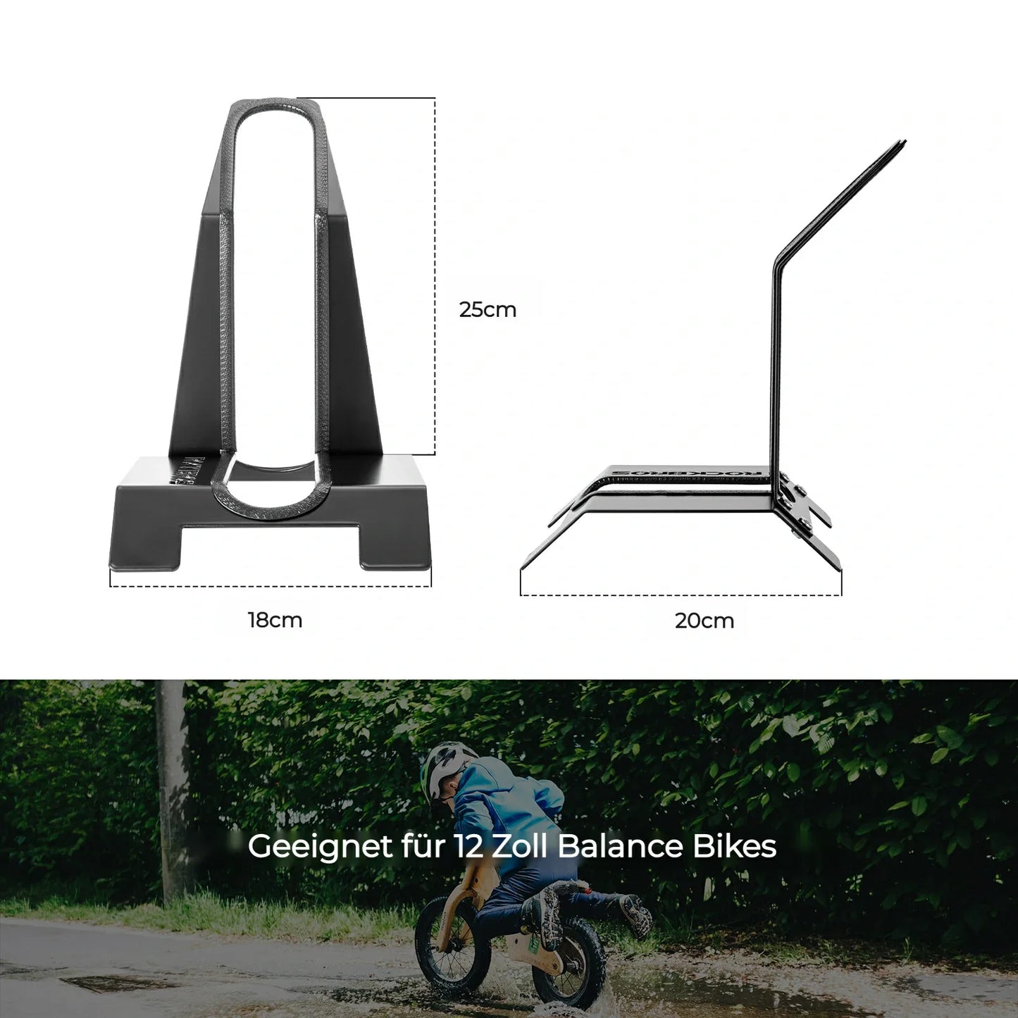 Fahrrad Parkständer für 12 Zoll Kinderfahrrad