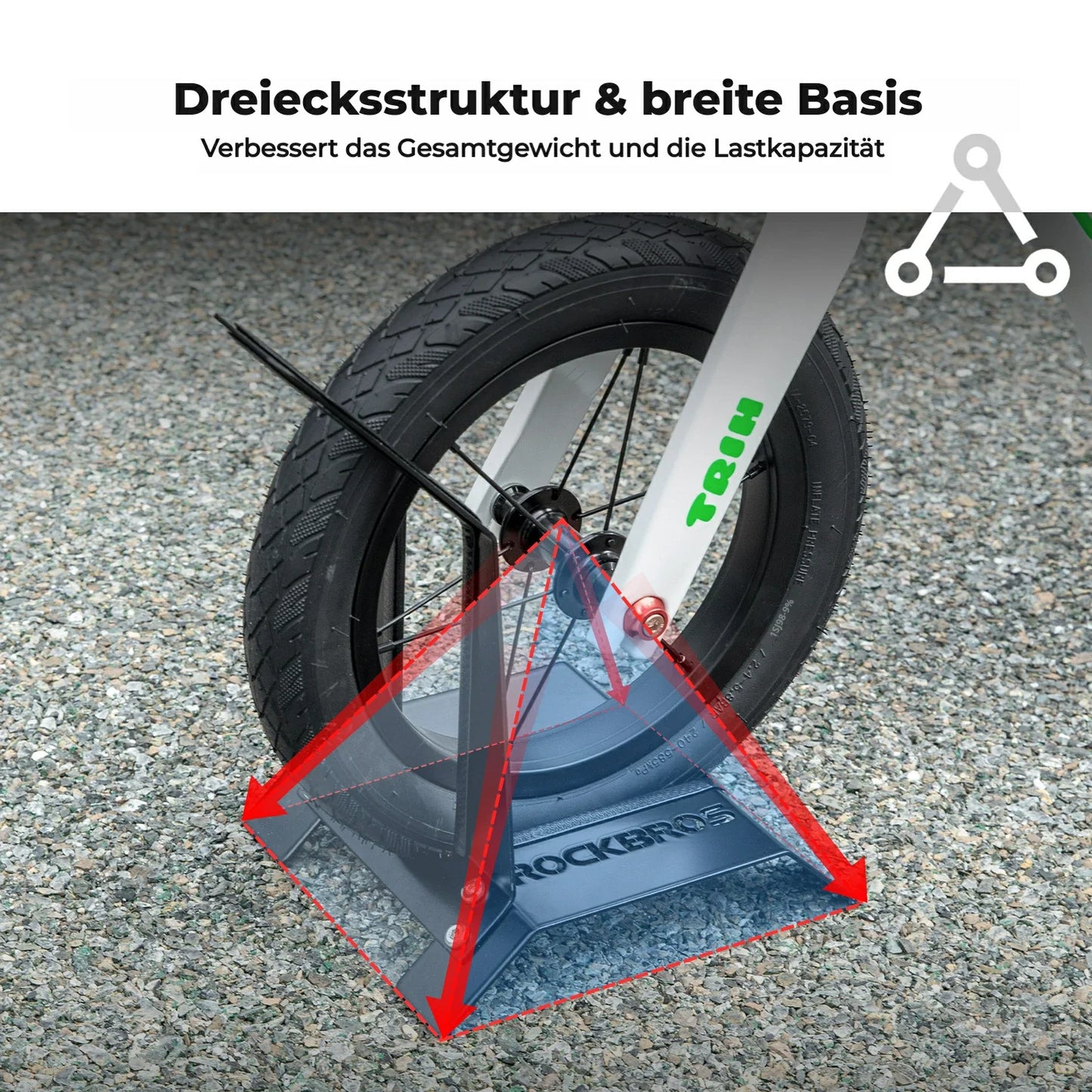 Fahrrad Parkständer für 12 Zoll Kinderfahrrad