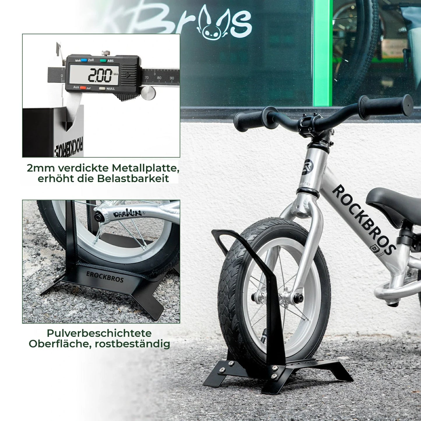 Fahrrad Parkständer für 12 Zoll Kinderfahrrad