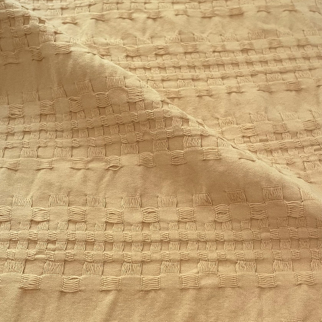 Waffelmuster Baumwolle Piqué Tagesdecke