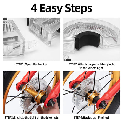 ROCKBROS LED-Radleuchte– Nicht im Straßenverkehr verwenden
