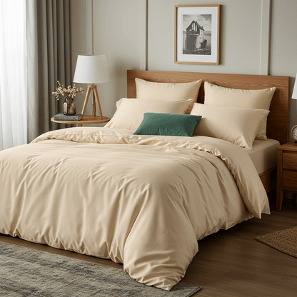 Luxe Baumwolle Satin Deckenbezug