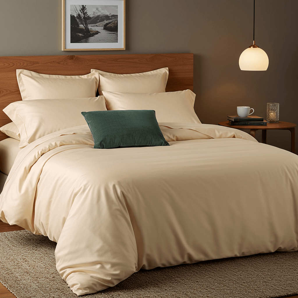 Luxe Baumwolle Satin Deckenbezug