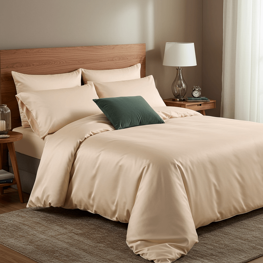 Luxe Baumwolle Satin Deckenbezug