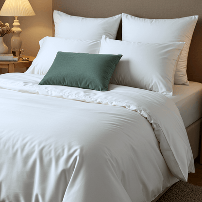 Luxe Baumwolle Satin Bettwäsche