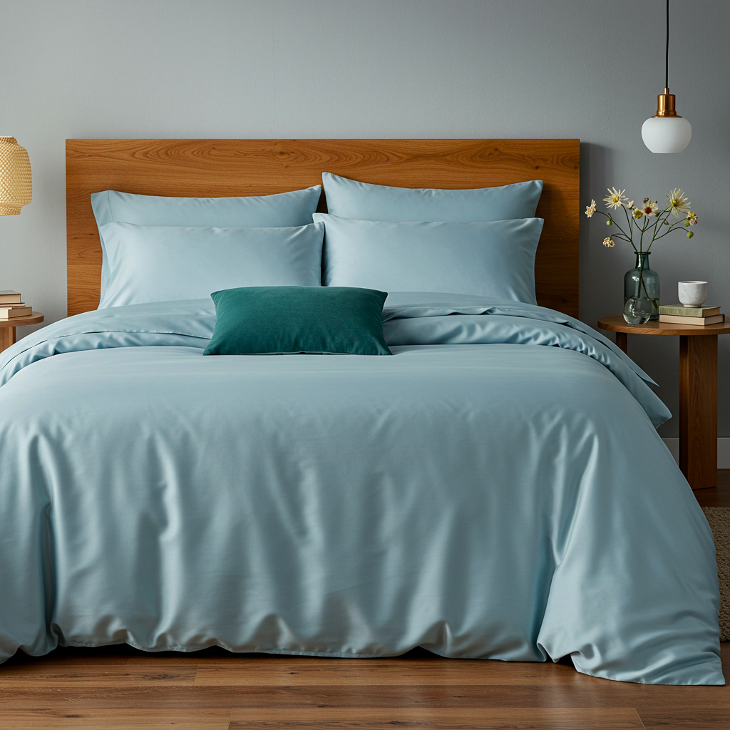 Luxe Baumwolle Satin Kissenbezug