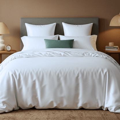 Luxe Baumwolle Satin Spannbettlaken