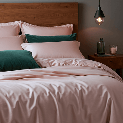 Luxe Baumwolle Satin Spannbettlaken