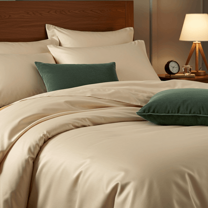 Luxe Baumwolle Satin Bettwäsche