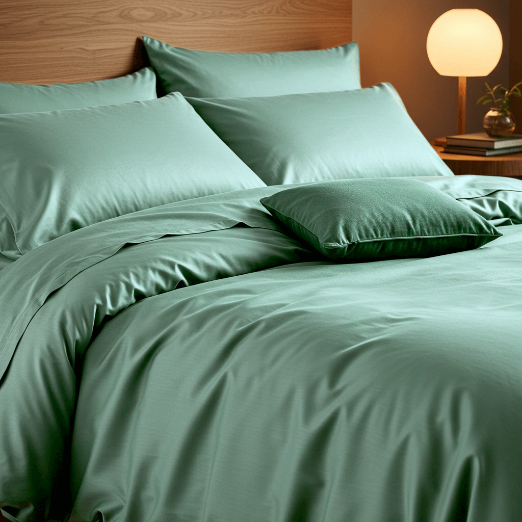 Luxe Baumwolle Satin Bettwäsche