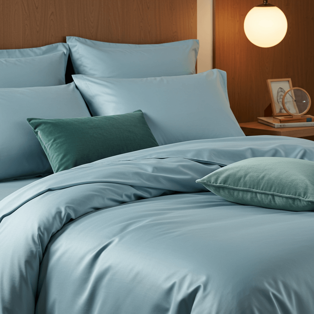 Luxe Baumwolle Satin Deckenbezug