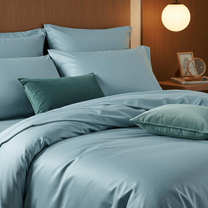 Luxe Baumwolle Satin Spannbettlaken